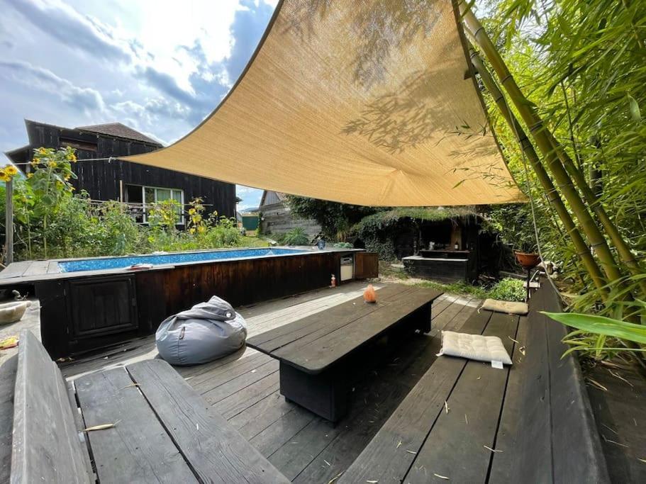 La Tiny House De Chaparon Appartement Lathuile Buitenkant foto